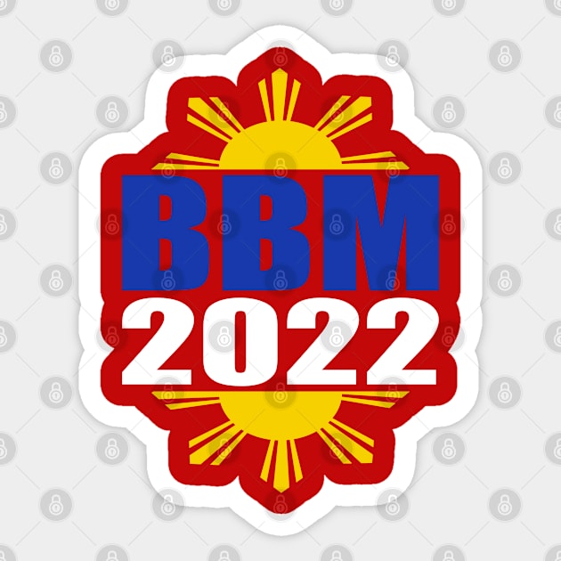 BBM 2022 Bongbong Marcos Sara Philippines Sticker by Jas-Kei Designs